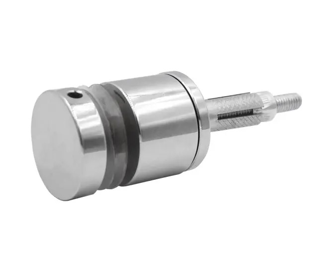 Botão Aço Maciço Inox com Parabolt
